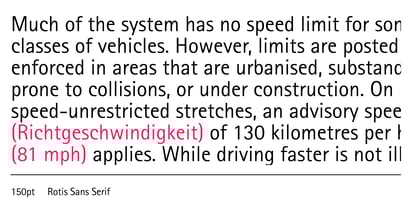 Rotis Sans Serif Font Poster 3